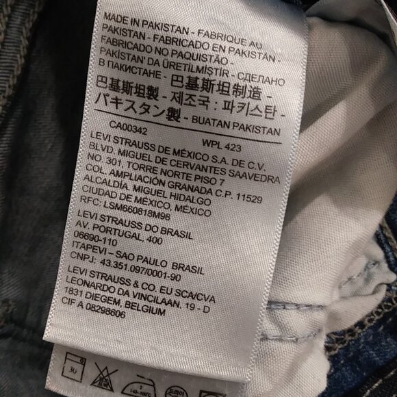 Levi's Classic Mid Rise Skinny Jeans - Picture 7 of 8